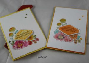 Blumiges Etikett, # stampin`Up!