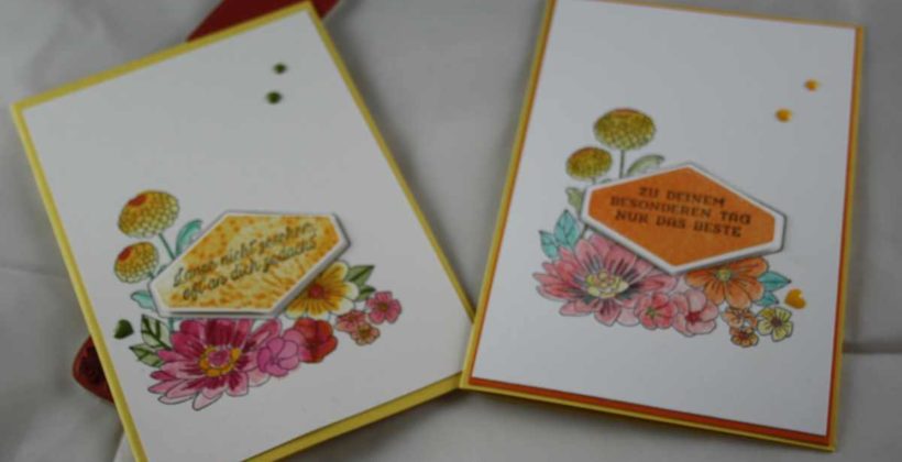 Blumiges Etikett, # stampin`Up!