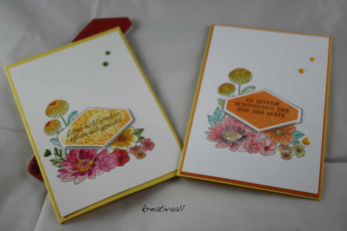 Blumiges Etikett, # stampin`Up!