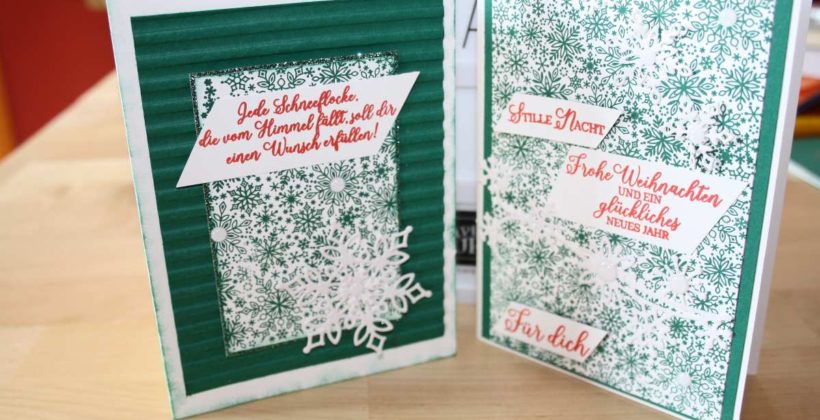 Stampin Up! Produkte, Wellpappe und Flickenzauber