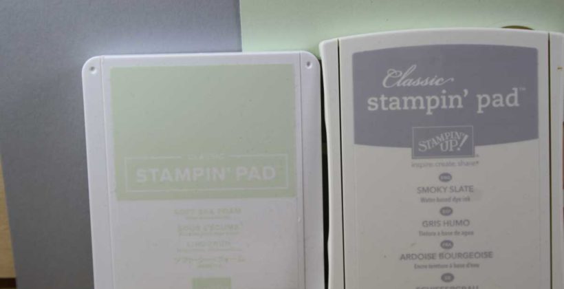 Thema lindgrün und schiefergrau, Bloghop Dezember mit Stampin´Up! Produkten