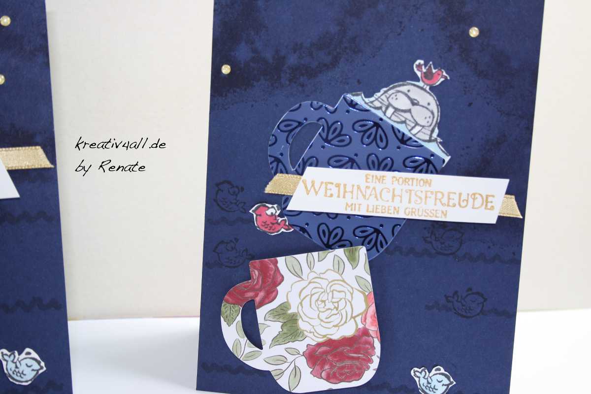Hallmark Weihnachtskarte Für Ehefrau – 'You’re The Heart' Mit Blauem Umschlag, Mittelgroß